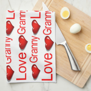 Torchon de cuisine pour la Saint-Valentin Amour Mé