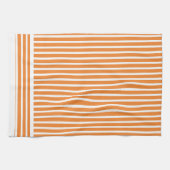 Torchon de cuisine Rayures orange (Horizontal)