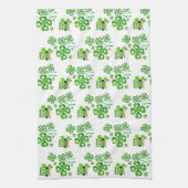 Torchon de cuisine Saint-Patrick en forme de hibou (Vertical)