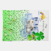 Torchon de cuisine Saint-Patrick Ours polaire (Horizontal)
