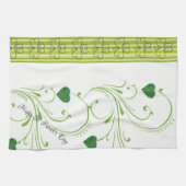 Torchon de cuisine Saint-Patrick Shamrocks (Horizontal)