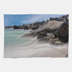 Torchon de cuisine Shell Island Rocks And Waves