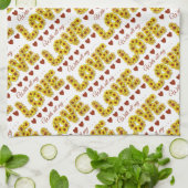Torchon de cuisine Sunflower Love (Plié)
