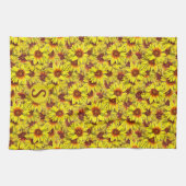 Torchon de cuisine tournesol (Horizontal)