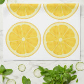Torchon de cuisine - Tranche de citron (Plié)