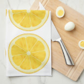 Torchon de cuisine - Tranche de citron (Quart Plié)