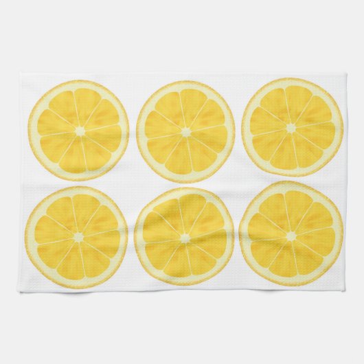 Torchon de cuisine - Tranche de citron (Horizontal)