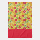 Torchon de cuisine - Tranches de fruits citrins - (Vertical)