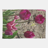 Torchon de cuisine Tulipes Violettes (Horizontal)