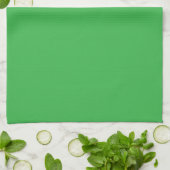 Torchon de cuisine vert citron (Plié)