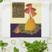 Torchon de thé à la florale à vie morte (Plié)