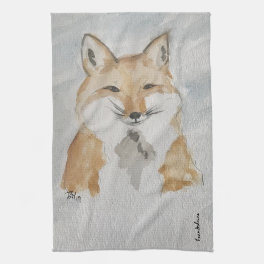 Torchon de thé Fox (Vertical)