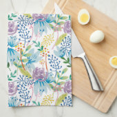 Torchon de thé violet rosé (Quart Plié)