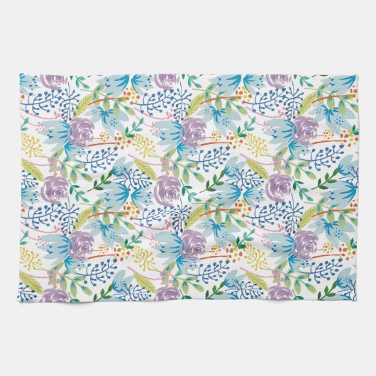 Torchon de thé violet rosé (Horizontal)