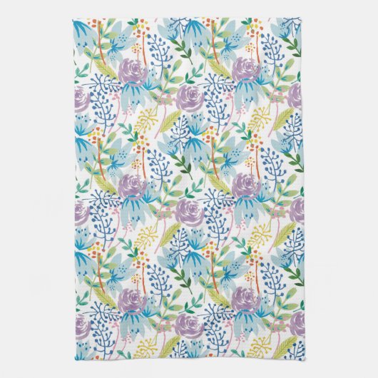 Torchon de thé violet rosé (Vertical)