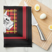 Torchon écossais de thé Terriers (Quart Plié)