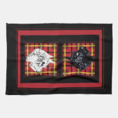 Torchon écossais de thé Terriers (Horizontal)