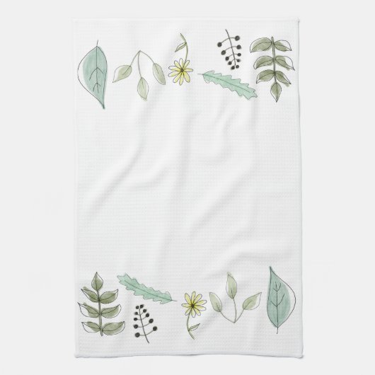 Torchon - Feuilles d'été (Vertical)