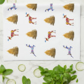 Torchon fin Noël mignon (Plié)