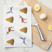 Torchon fin Noël mignon (Quart Plié)