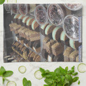 Torchon gourmand patisserie. (Plié)