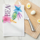 Torchon Tropical Theme pour Beach House Florida Ho (Quart Plié)