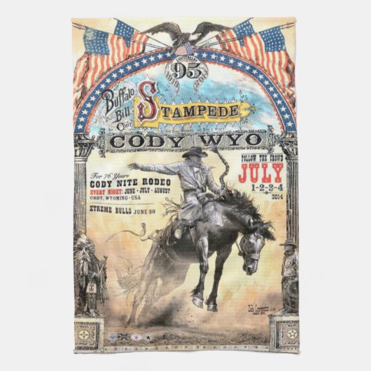 Torchons de cuisine Cowboy (Vertical)