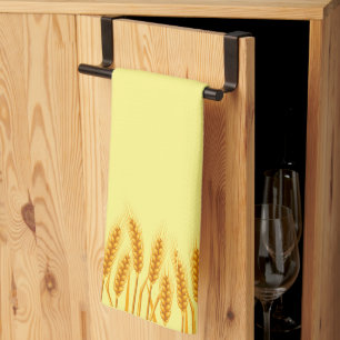 Torchons de cuisine en blé jaune