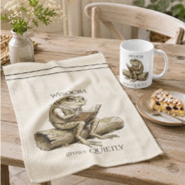 Torchons de cuisine grenouille fantaisiste sagesse