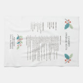 Torchons de cuisine pour la recette de vacances de (Horizontal)