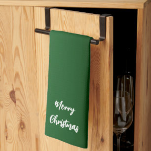 Torchons de cuisine vert Noël