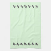 Torchons de cuisine verts drapeau patriotique (Vertical)