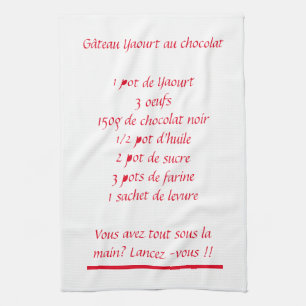 Torchons Recette Gâteau Yaourt