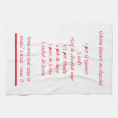 Torchons Recette Gâteau Yaourt Theedoek (Horizontaal)