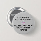 Torchwood Quote Ronde Button 5,7 Cm (Voorkant /achterkant)