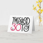 Tordu à la carte 30 (Fleur jaune)