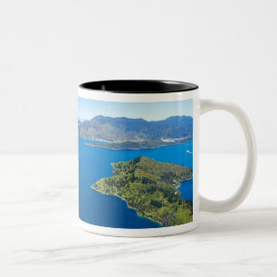Torea Bay, Queen Charlotte Sound, Marlborough Tweekleurige Koffiemok