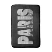  toren in Parijs en Eiffel Badmat (Voorkant Verticaal)