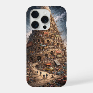 toren van Babel iPhone 15 Pro Hoesje