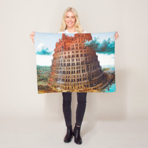 Toren van Babel, Pieter Bruegel de Oude Fleece Deken