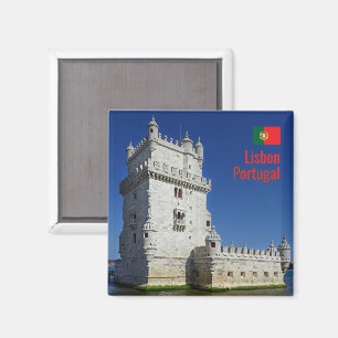 Toren van Belem in Lissabon, Portugal Magneet