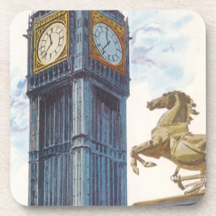 Toren van Big Ben in het Palace of Westminster Bier Onderzetter