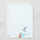 Toren van de kerk priester inwijding  kaart (Achterkant)