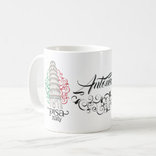 Toren van Pisa Italië voor Souvenirverzamelaars Koffiemok