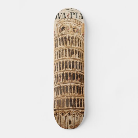  toren van Pisa Skateboard (Voorkant)