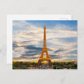 Toren voor Parijs/Eiffel Briefkaart (Voorkant / Achterkant)