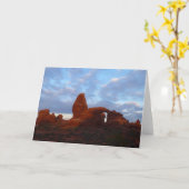 Torenboog bij zonsopgang in Arches National Park Kaart (Gele Bloem)