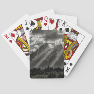 Torenhoge En Onderscheidende Kathedraal Groep Pokerkaarten