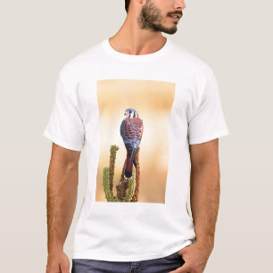 Torenvalk, Falco sparverius, Inheems in de VS & Ca T-shirt