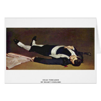 Torero mort par Manet Edouard